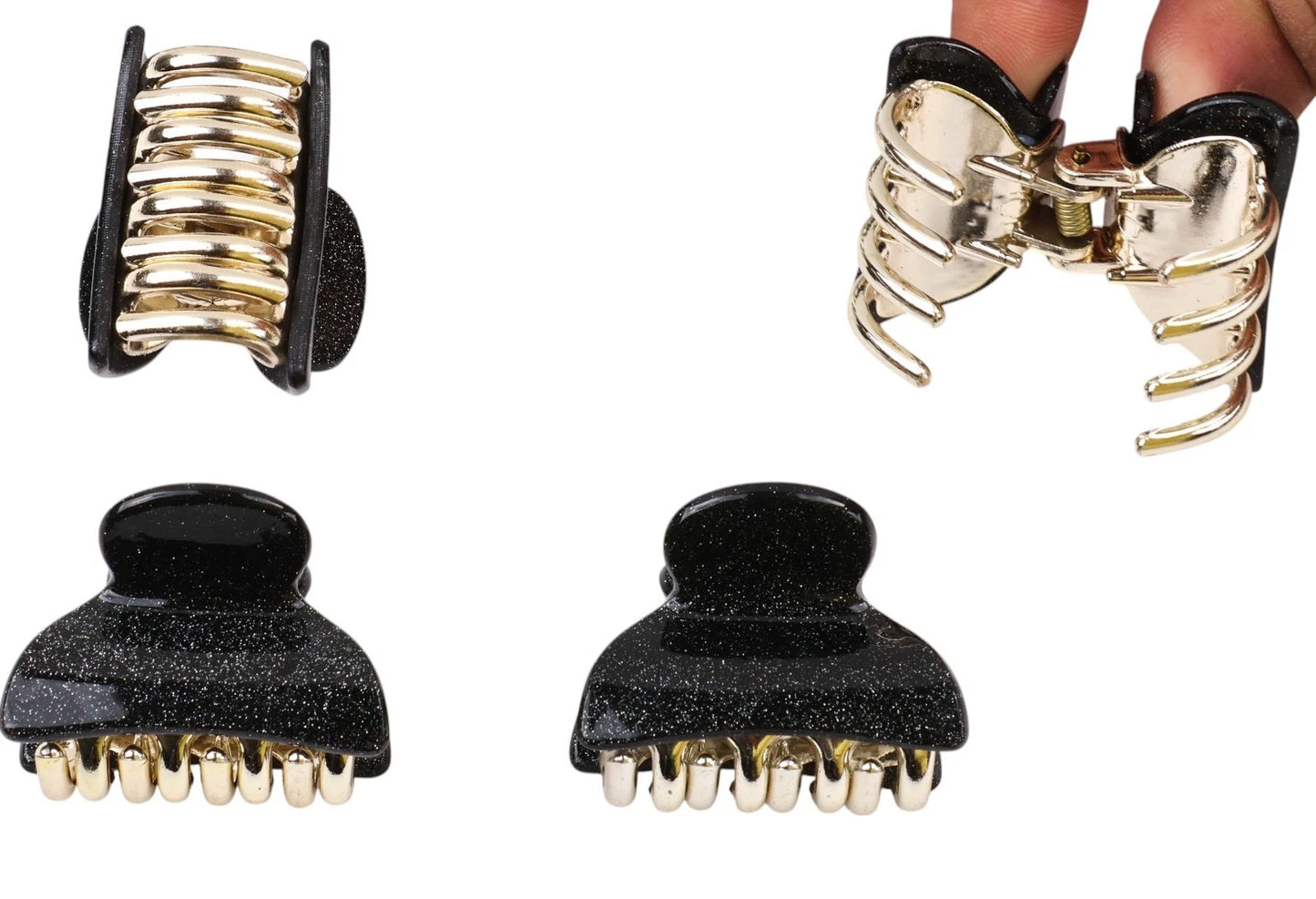 Hair Clip Clamp Strong Non Slip Plastic Grip