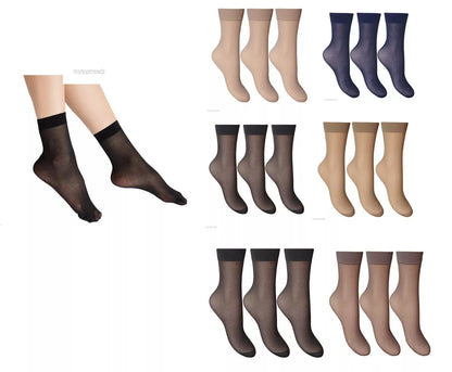 Soft Silky Smooth Sheer Anklet Socks
