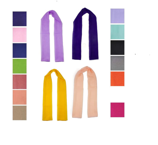 Classy plain chiffon scarf
