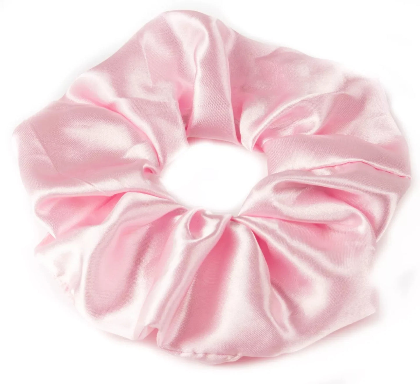 Large Luxurious Smooth Soft Silky Satin Plain Scrunchie