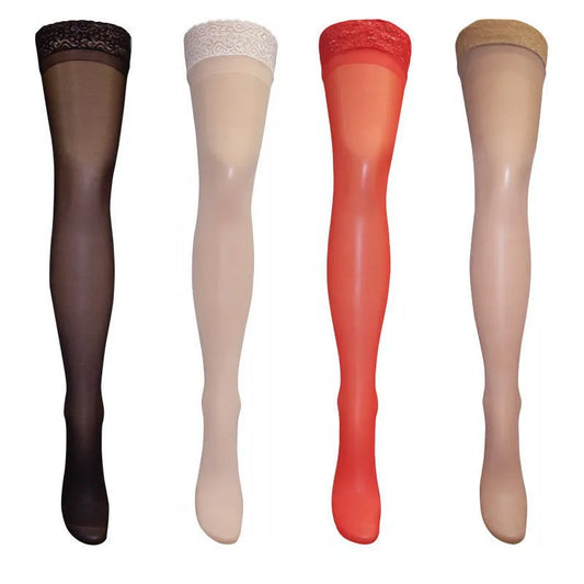 Lace Top Sheer Holdups Stocking for women
