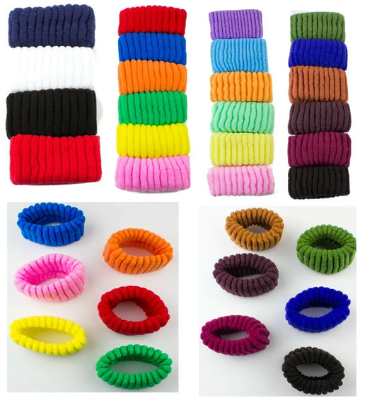Thick chunky Donuts scrunchies
