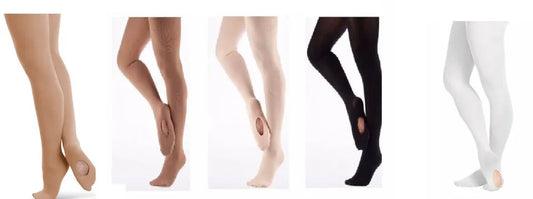 60 Den intermediate convertible dance tights