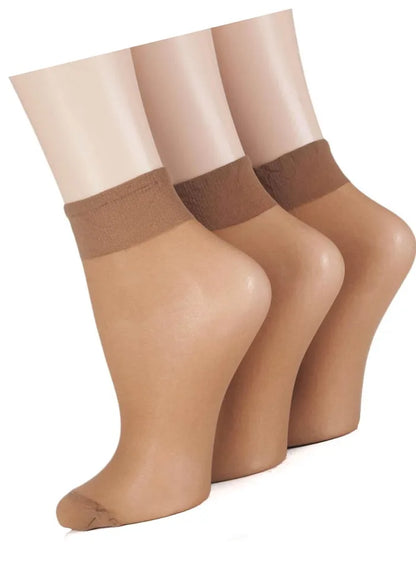Soft Silky Smooth Sheer Anklet Socks