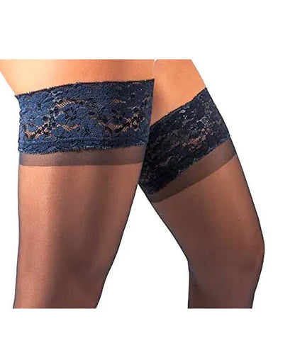 Lace Top Sheer Holdups Stocking for women
