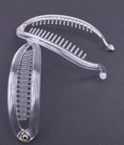 Banana Hair Clip, Long Non Slip Ponytail Holder Plastic French Style Hair Comb (Size: 11 CM / 15CM)