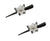 Black Glitter flower- Long 1 Pair