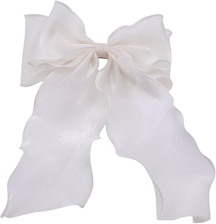 Barrette Bow Knot Organza Hair Clip