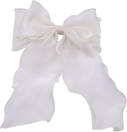 Barrette Bow Knot Organza Hair Clip