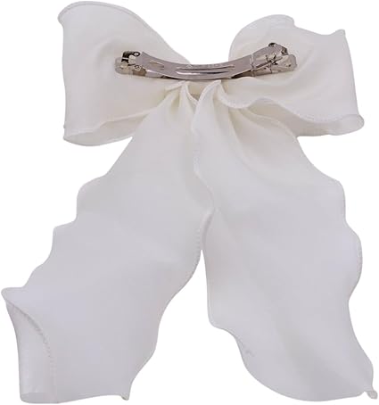 Barrette Bow Knot Organza Hair Clip