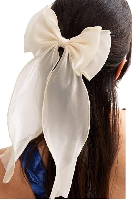 Barrette Bow Knot Organza Hair Clip