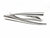 Plain Silver - 1 Pair