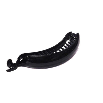 Mini Banana Hair Clip Small Ponytail Holder Ring Comb Plastic Hair Clip for Women