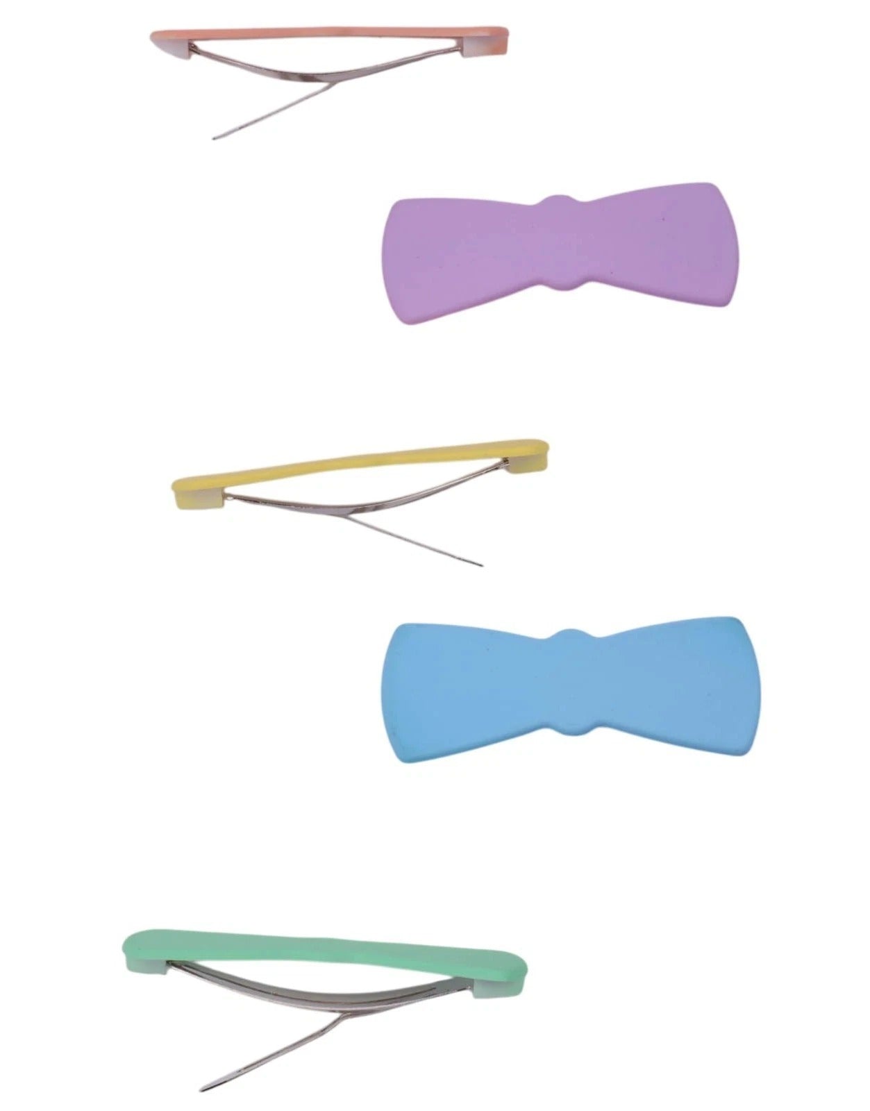 Solid Snap Hair Clips – Matte Square & Rectangle Hair Clips for Women & Girls (10 Pack / 5 Pairs)