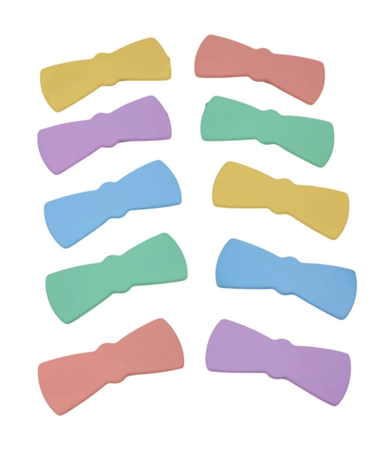 Solid Snap Hair Clips – Matte Square & Rectangle Hair Clips for Women & Girls (10 Pack / 5 Pairs)